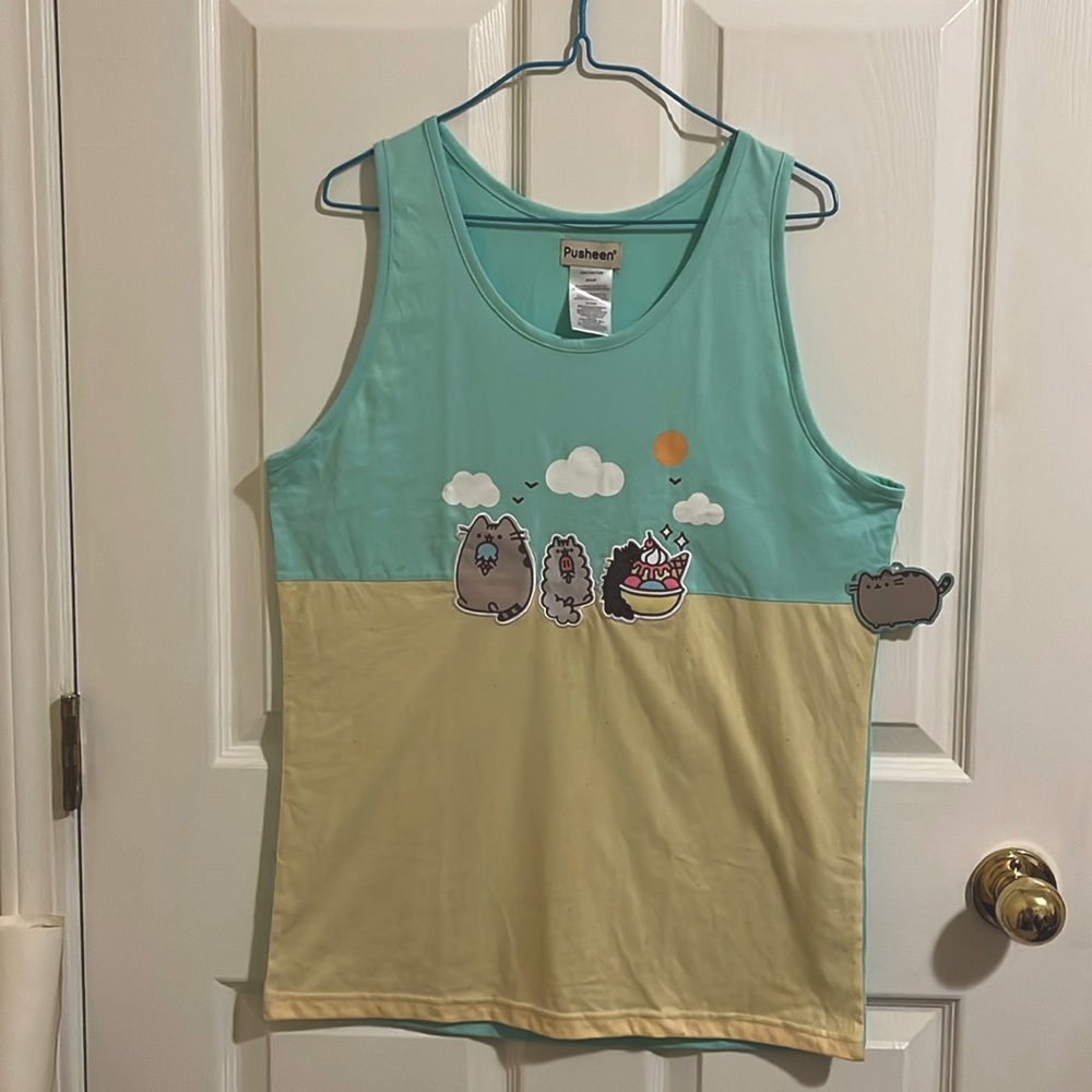 Pusheen tank top